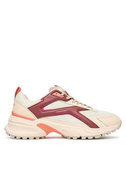Sneakersy Calvin Klein Hike Run Ckstripe Mesh HW0HW03002 Biały ze sklepu eobuwie.pl w kategorii Buty sportowe damskie - zdjęcie 188956113