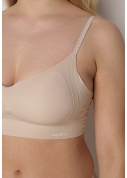Beżowy Elastyczny Biustonosz Bezszwowy Bez Fiszbin Edaelia ze sklepu renee.pl w kategorii Biustonosze - zdjęcie 188957342