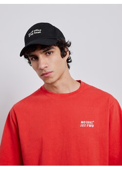 Reserved - Czapka baseball z haftem - czarny ze sklepu Reserved w kategorii Czapki z daszkiem damskie - zdjęcie 188958092