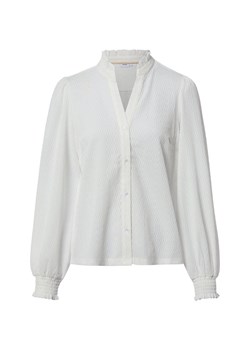 Nümph Bluzka damska - NUMIPPA Kobiety biały wypukły wzór tkaniny ze sklepu vangraaf w kategorii Bluzki damskie - zdjęcie 188958321