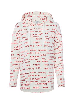 Marie Lund Damski sweter z kapturem Kobiety Bawełna (100%) écru nadruk ze sklepu vangraaf w kategorii Bluzy damskie - zdjęcie 188958330