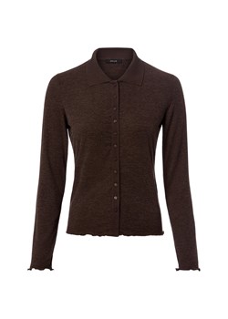 Opus Damska koszulka z długim rękawem - Sosea Kobiety mocca jednolity ze sklepu vangraaf w kategorii Bluzki damskie - zdjęcie 188958391