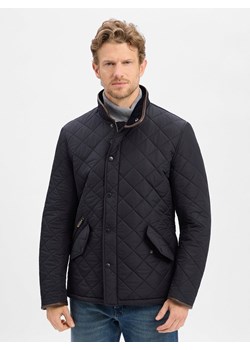 Barbour Męska kurtka pikowana Mężczyźni granatowy jednolity ze sklepu vangraaf w kategorii Kurtki męskie - zdjęcie 188958392