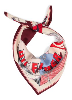 Tommy Hilfiger Jedwabna apaszka damska Kobiety beżowy nadruk ze sklepu vangraaf w kategorii Szaliki i chusty damskie - zdjęcie 188958430