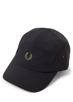 Fred Perry Czapka męska Mężczyźni Bawełna czarny jednolity ze sklepu vangraaf w kategorii Czapki z daszkiem męskie - zdjęcie 188958461