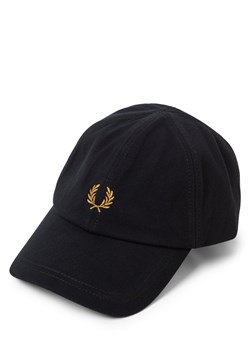 Fred Perry Czapka męska Mężczyźni czarny jednolity ze sklepu vangraaf w kategorii Czapki z daszkiem męskie - zdjęcie 188958462