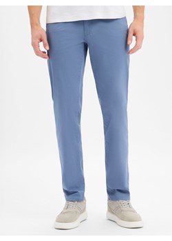 BRAX Męskie spodnie materiałowe - Cadiz Mężczyźni Bawełna niebieski jednolity ze sklepu vangraaf w kategorii Spodnie męskie - zdjęcie 188958463