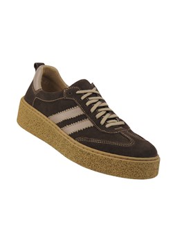 Skórzane półbuty damskie Nika Komfort 1503, bordowe ze sklepu ulubioneobuwie w kategorii Półbuty damskie - zdjęcie 188958510