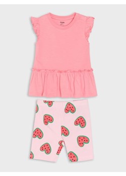 Sinsay - Komplet dzianinowy - różowy ze sklepu Sinsay w kategorii Odzież dla niemowląt - zdjęcie 188959584