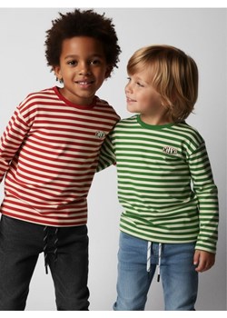 Sinsay - Bawełniana koszulka w paski 2 pack - czerwony ze sklepu Sinsay w kategorii T-shirty chłopięce - zdjęcie 188959644