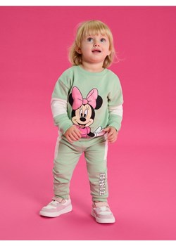 Sinsay - Komplet dresowy z nadrukiem Minnie Mouse - zielony ze sklepu Sinsay w kategorii Komplety dziewczęce - zdjęcie 188959704