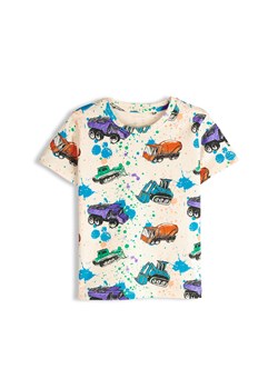 GATE Bawełniana koszulka z nadrukiem 3Y ze sklepu gateshop w kategorii T-shirty chłopięce - zdjęcie 188960891