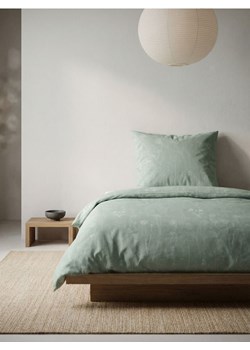 Sinsay - Komplet pościeli z motywem kwiatowym - zielony ze sklepu Sinsay w kategorii Pościele - zdjęcie 188963630