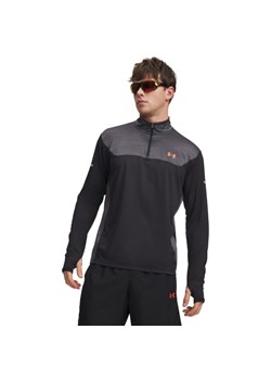 Męska bluza treningowa nierozpinana bez kaptura Under Armour UA Tech Utility 1/4 Zip - czarna ze sklepu Sportstylestory.com w kategorii Bluzy męskie - zdjęcie 188964323