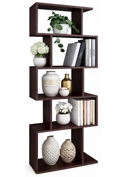 Regał Wenge Nowoczesny Biały P5-W34 ze sklepu Edinos.pl w kategorii Regały i witryny - zdjęcie 188964482