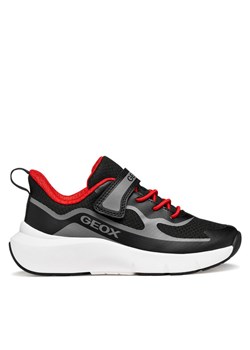 Sneakersy Geox J Pro-Ran Boy J65P7F 01454 C0048 M Czarny ze sklepu eobuwie.pl w kategorii Buty sportowe dziecięce - zdjęcie 188964523