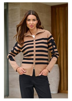 Heine Kardigan w kolorze jasnobrązowo-czarnym ze sklepu Limango Polska w kategorii Swetry damskie - zdjęcie 188965031