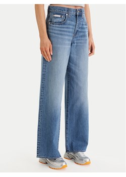 Calvin Klein Jeans Jeansy LV047E701G Niebieski Wide Leg ze sklepu MODIVO w kategorii Jeansy damskie - zdjęcie 188965082