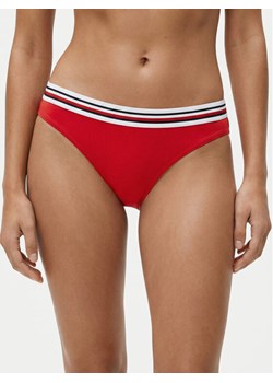 Tommy Hilfiger Dół od bikini UW0UW06355 Czerwony ze sklepu MODIVO w kategorii Stroje kąpielowe - zdjęcie 188965153