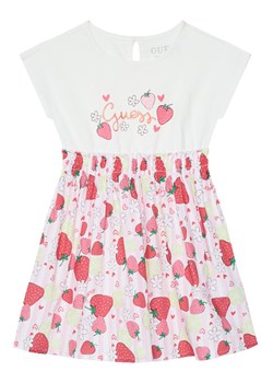 Guess Sukienka codzienna K6GK05 K6YW0 Biały Regular Fit ze sklepu MODIVO w kategorii Sukienki dziewczęce - zdjęcie 188965163