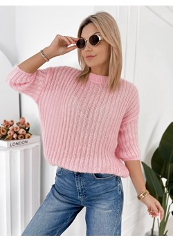 sweter cheyene pudrowy róż one size ze sklepu UBRA w kategorii Swetry damskie - zdjęcie 188965884