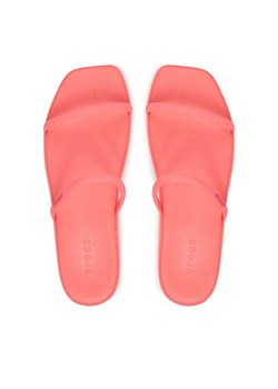 Klapki Crocs Miami Two Strap Sandal 209795 Różowy ze sklepu eobuwie.pl w kategorii Klapki damskie - zdjęcie 188966430