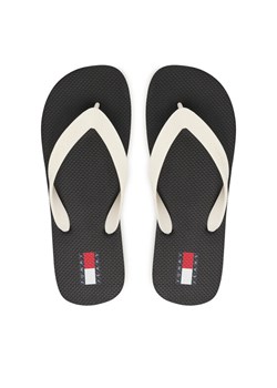Japonki Tommy Jeans Tjw Logo Summer Sandal EN0EN02979 Czarny ze sklepu eobuwie.pl w kategorii Klapki damskie - zdjęcie 188966450