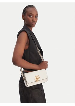 Torebka Tommy Hilfiger Th Script Flap Crossover AW0AW18399 Biały ze sklepu eobuwie.pl w kategorii Listonoszki - zdjęcie 188966573