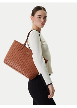 Torebka Guess Sandy HWWG84 18230 Brązowy ze sklepu eobuwie.pl w kategorii Torby Shopper bag - zdjęcie 188966594