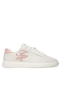 Tommy Hilfiger Sneakersy Th Icon Court Script FW0FW09363 Biały ze sklepu MODIVO w kategorii Buty sportowe damskie - zdjęcie 188967512