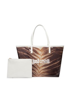 Just Cavalli Torebka 80RA4BS2 ZSB94 Brązowy ze sklepu MODIVO w kategorii Torby Shopper bag - zdjęcie 188967563