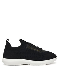 Tommy Hilfiger Sneakersy Th Knit Extralight Runner FW0FW09112 Czarny ze sklepu MODIVO w kategorii Buty sportowe damskie - zdjęcie 188967611