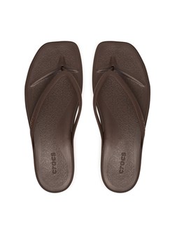 Crocs Japonki Miami Flip 211435 Brązowy ze sklepu MODIVO w kategorii Klapki damskie - zdjęcie 188967651