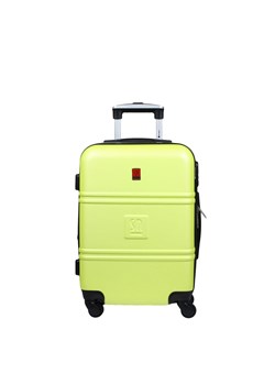 Cytrynowa walizka kabinowa 55cm poszerzana Art Class Collection ze sklepu Słoń Torbalski w kategorii Walizki - zdjęcie 188968802