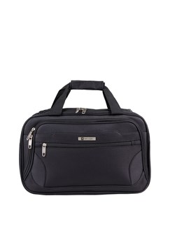czarna torba podróżna materiałowa bagaż podręczny 40x20x25cm ze sklepu Słoń Torbalski w kategorii Torby podróżne - zdjęcie 188968804