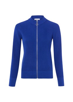 Marie Lund Kardigan damski Kobiety Bawełna (100%) błękit królewski jednolity ze sklepu vangraaf w kategorii Swetry damskie - zdjęcie 188968930
