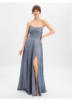 Luxuar Fashion Damska sukienka wieczorowa Kobiety Sztuczne włókno indygo marmurkowy ze sklepu vangraaf w kategorii Sukienki - zdjęcie 188968953