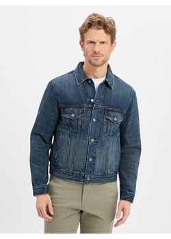 Polo Ralph Lauren Męska kurtka dżinsowa Mężczyźni Bawełna medium stone jednolity ze sklepu vangraaf w kategorii Kurtki męskie - zdjęcie 188968963