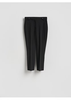 Reserved - Spodnie w kant - czarny ze sklepu Reserved w kategorii Spodnie damskie - zdjęcie 188970344