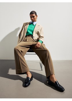 Reserved - Spodnie culotte - oliwkowy ze sklepu Reserved w kategorii Spodnie damskie - zdjęcie 188970352