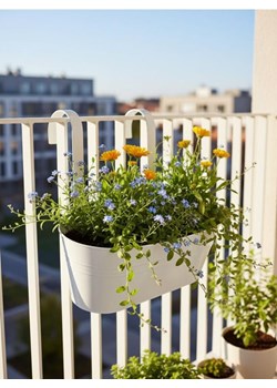 Sinsay - Wisząca doniczka na kwiaty - biały ze sklepu Sinsay w kategorii Doniczki i osłonki - zdjęcie 188970651