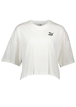Puma Koszulka "C- PMA Classics" w kolorze białym ze sklepu Limango Polska w kategorii Bluzki damskie - zdjęcie 188973261