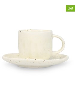 Salt and Pepper Spodki (4 szt.) "Studio Urban" w kolorze kremowym do filiżanek - Ø 11 cm ze sklepu Limango Polska w kategorii Dzbanki i zaparzacze - zdjęcie 188973610