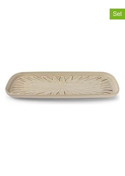 Salt and Pepper Talerze (4 szt.) "Orion" w kolorze beżowym do serwowania - 34 x 13 cm ze sklepu Limango Polska w kategorii Misy i tace dekoracyjne - zdjęcie 188973644