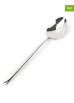 Salt and Pepper Łyżeczki deserowe (6 szt.) "Terno" w kolorze srebrnym - wys. 22,4 cm ze sklepu Limango Polska w kategorii Sztućce - zdjęcie 188973701