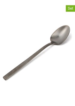 Salt and Pepper Łyżeczki (6 szt.) "Terno" w kolorze czarnym do herbaty - wys. 15,7 cm ze sklepu Limango Polska w kategorii Sztućce - zdjęcie 188973712