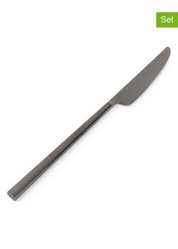 Salt and Pepper Noże deserowe (6 szt.) "Terno" w kolorze czarnym - wys. 24,5 cm ze sklepu Limango Polska w kategorii Sztućce - zdjęcie 188973713