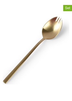 Salt and Pepper Widelczyki (6 szt.) "Terno" w kolorze złotym do przekąsek - wys. 11 cm ze sklepu Limango Polska w kategorii Sztućce - zdjęcie 188973730