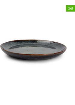 Salt and Pepper Talerze (4 szt.) "Mielo" w kolorze czarno-zielonym na pieczywo - Ø 15,5 cm ze sklepu Limango Polska w kategorii Naczynia - zdjęcie 188973754