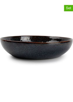 Salt and Pepper Talerze głębokie (4 szt.) "Mielo" w kolorze czarno-zielonym - Ø 21,5 cm ze sklepu Limango Polska w kategorii Naczynia - zdjęcie 188973760